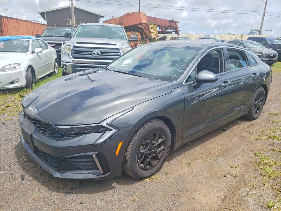 2025 Kia K5 VIN KNAG24J72S5357212 COPART salvage auction — WATER/FLOOD, Hi - Certificate Of Salvage, sold $1,900 on 2026-07-27 (photo 1)