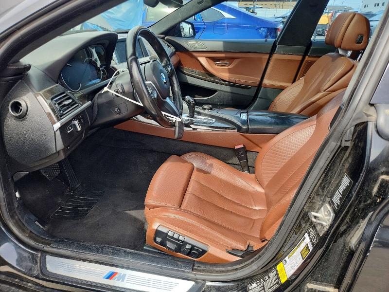 2015 BMW 6er VIN WBA6B8C55FD453460 COPART salvage auction — REAR END, Tx - Certificate Of Title (P), sold $6,300 on 2026-07-30 (photo 7)