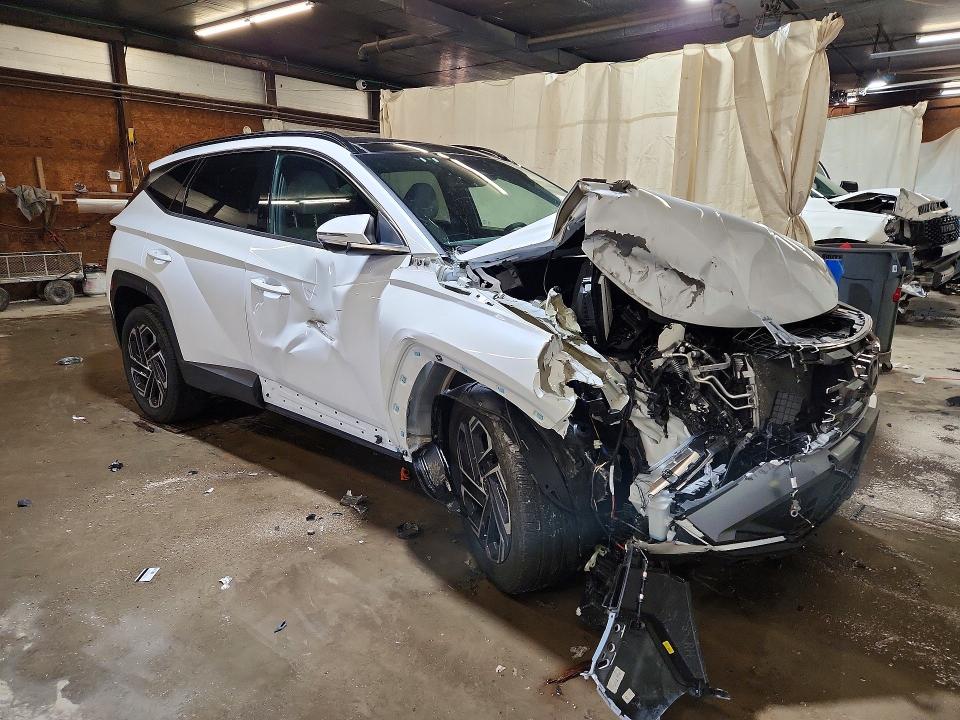 2025 Hyundai Tucson VIN KM8JEDD13SU332327 COPART salvage auction — FRONT END, Pa - Certificate Of Salvage, sold $9,300 on 2026-07-02 (photo 4)