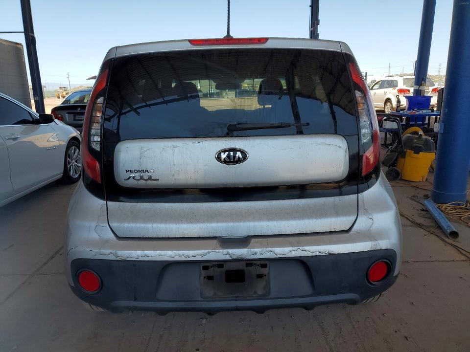 2018 Kia Soul VIN KNDJN2A28J7607323 COPART salvage auction — FRONT END, Az - Cert Of Title - Salvage, sold $2,000 on 2026-07-09 (photo 6)