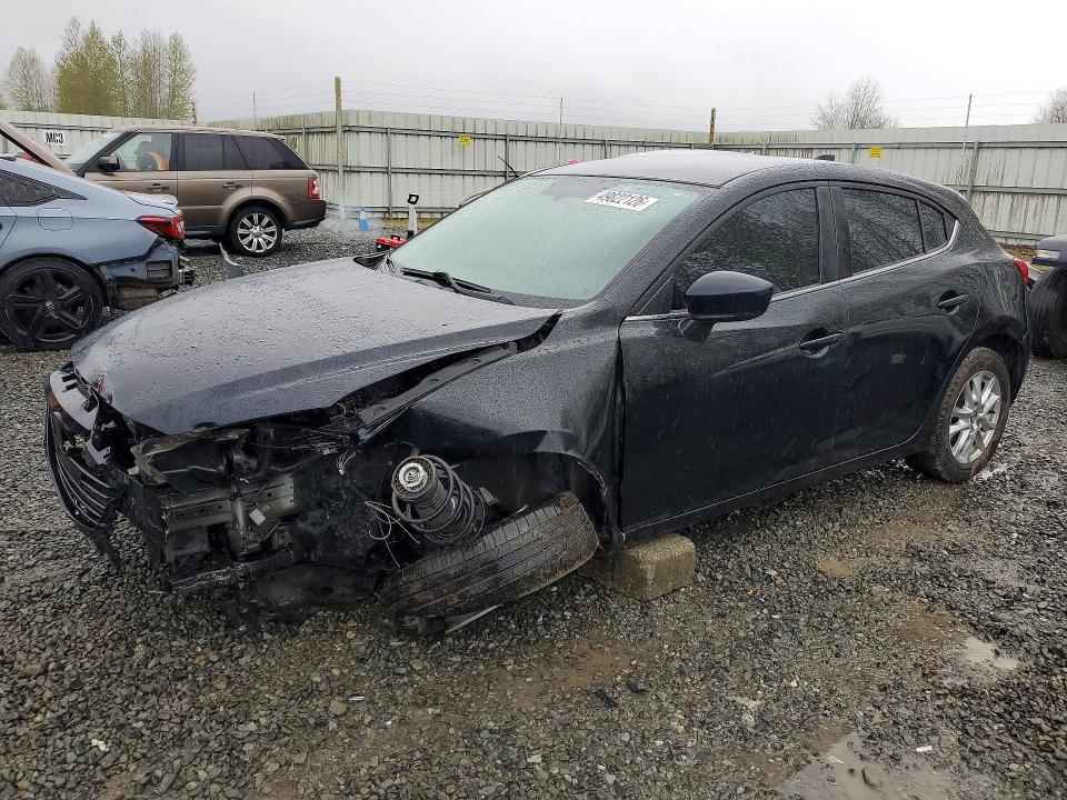 2014 Mazda 3 VIN JM1BM1L76E1215671 COPART salvage auction — FRONT END, Wa - Bill Of Sale, sold $250 on 2026-07-06 (photo 1)