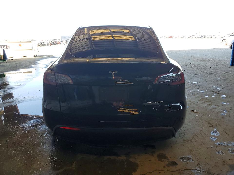 2023 Tesla Model y VIN 7SAYGAEE9PF901486 COPART salvage auction — REAR END, Salvage Title, sold $8,200 on 2026-07-13 (photo 6)