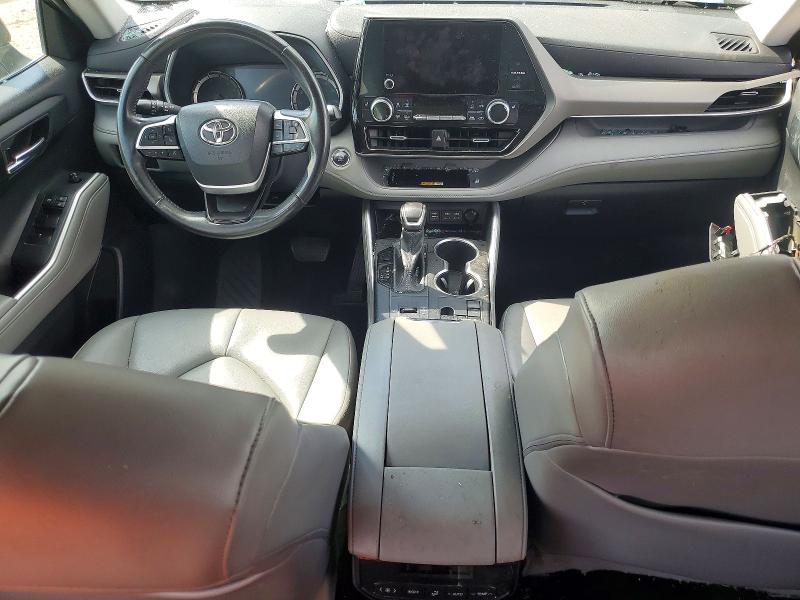 2023 Toyota Highlander VIN 5TDKDRAHXPS004716 COPART salvage auction — SIDE, Md - Cert Of Salvage > 75% Damage, sold $10,200 on 2026-07-28 (photo 8)