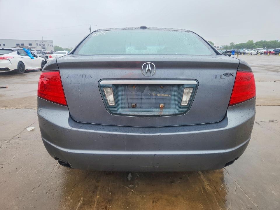 2005 Acura Tl VIN 19UUA66245A007370 COPART salvage auction — FRONT END, Tx - Salvage Vehicle Title, sold $275 on 2026-07-09 (photo 6)