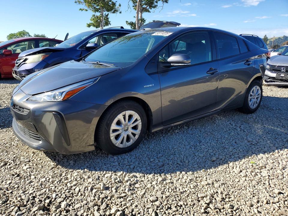 2022 Toyota Prius VIN JTDKAMFU4N3167703 COPART salvage auction — REAR END, Ca - Salvage Certificate, sold $60 on 2026-07-28 (photo 1)