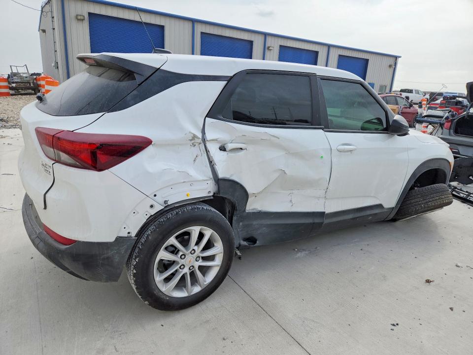 2025 Chevrolet Trailblazer VIN KL79MMSP4SB105416 COPART salvage auction — SIDE, Tx - Certificate Of Title, sold $5,300 on 2026-07-08 (photo 3)