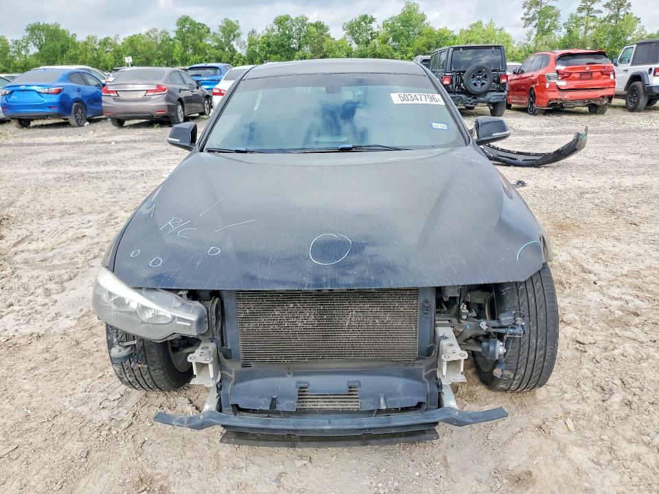 2014 BMW 3er VIN WBA3B1C58EK135174 COPART salvage auction — FRONT END, Tx - Salvage Vehicle Title, sold $1,500 on 2026-07-28 (photo 5)