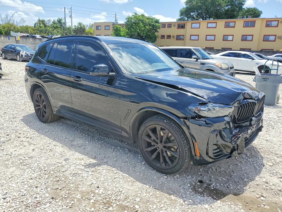 2024 BMW X3 VIN WBX47DP08RN302486 COPART salvage auction — FRONT END, Salvage Title, sold $13,400 on 2026-07-28 (photo 4)