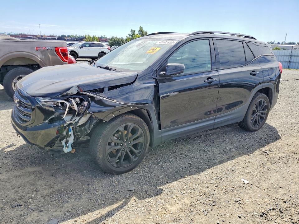 2020 Gmc Terrain VIN 3GKALMEV9LL122973 COPART salvage auction — FRONT END, Ca - Salvage Certificate, sold $3,750 on 2026-07-09 (photo 1)