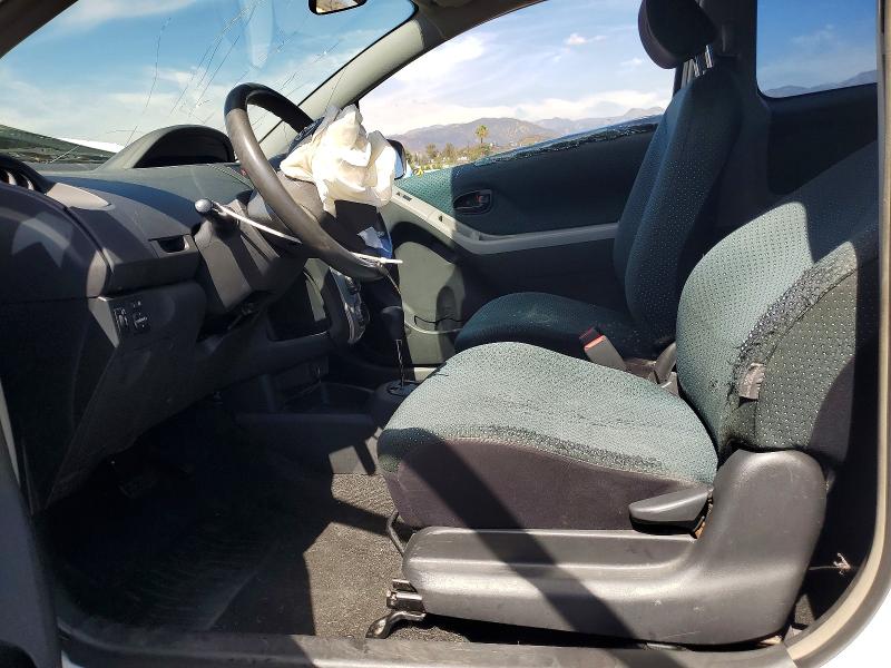 2007 Toyota Yaris VIN JTDJT903075108416 COPART salvage auction — FRONT END, Ca - Salvage Certificate, sold $250 on 2026-07-13 (photo 7)