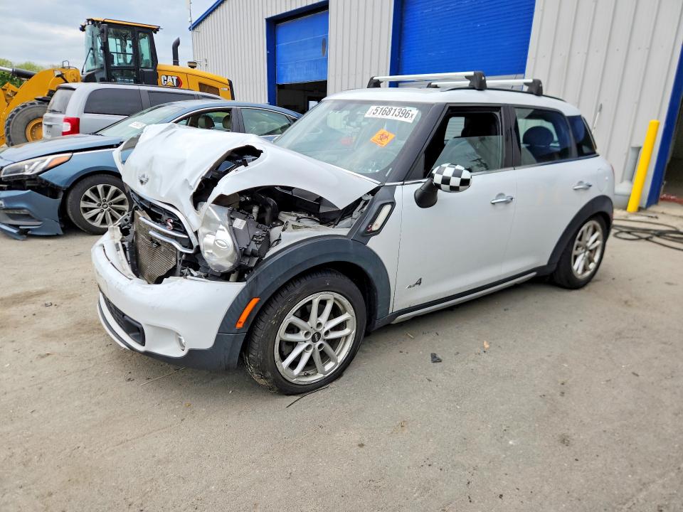 2015 Mini Cooper VIN WMWZC5C55FWP48264 COPART salvage auction — FRONT END, Nj - Cert Of Title-Salvage, sold $450 on 2026-07-14 (photo 1)