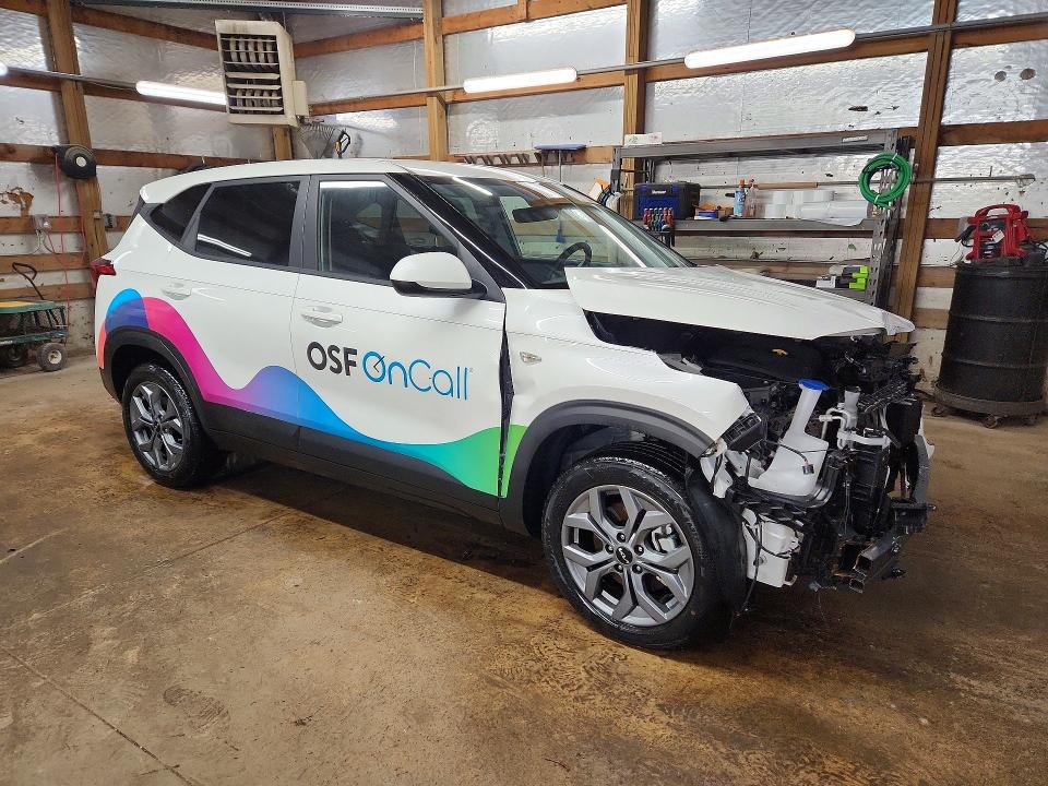 2025 Kia Seltos VIN KNDEPCAA7S7768501 COPART salvage auction — FRONT END, Il - Salvage Certificate, sold $4,550 on 2026-07-03 (photo 4)