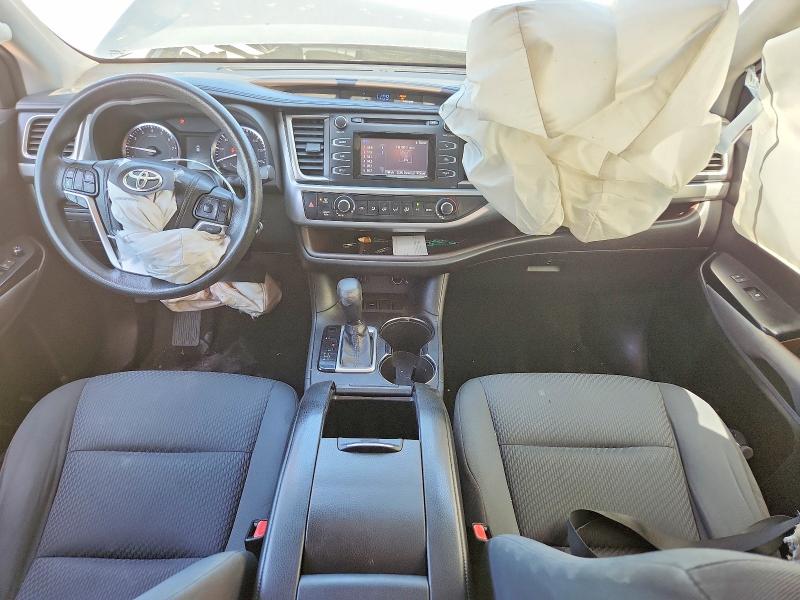2014 Toyota Highlander VIN 5TDZARFH7ES008283 COPART salvage auction — FRONT END, Id - Salvage Certificate Of Title, sold $175 on 2026-07-09 (photo 8)