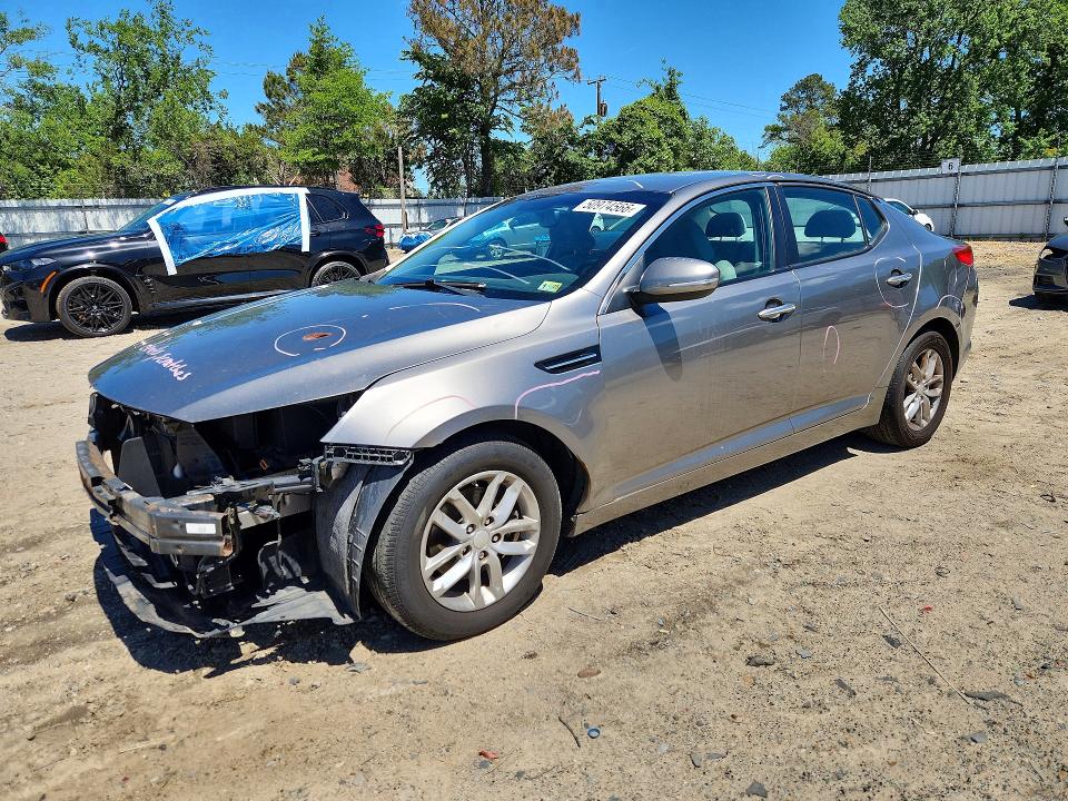 2013 Kia Optima VIN 5XXGM4A73DG164966 COPART salvage auction — FRONT END, Va - Cert Of Title - Salvage, sold $100 on 2026-07-28 (photo 1)