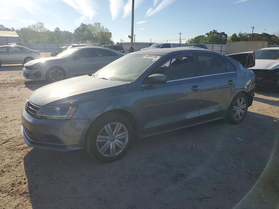 2017 Volkswagen Jetta VIN 3VW2B7AJ0HM343383 — COPART salvage auction photo