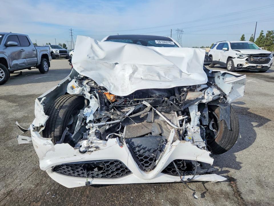 2020 Alfa romeo Giulia VIN ZARFAMAN0L7632216 COPART salvage auction — FRONT END, Ca - Salvage Certificate, sold $825 on 2026-07-07 (photo 5)