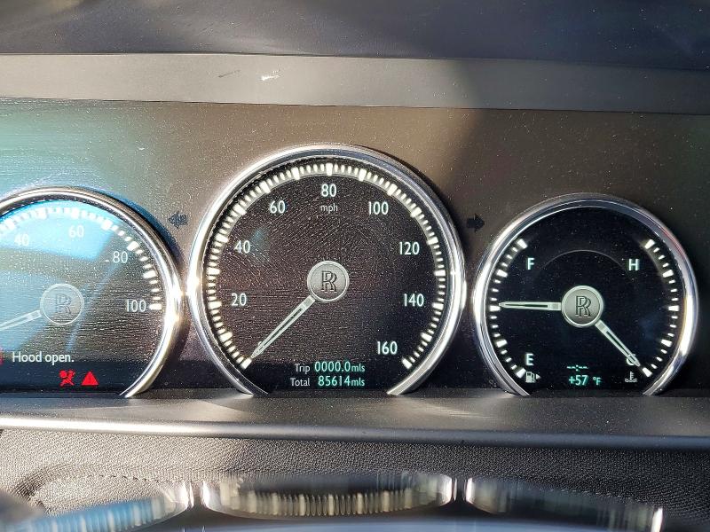 2020 Rolls-royce Cullinan VIN SLATV4C00LU200933 COPART salvage auction — FRONT END, Ca - Salvage Certificate, sold $102,000 on 2026-09-15 (photo 9)