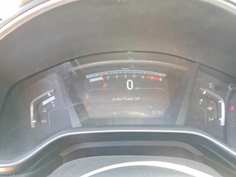 2018 Honda Cr-v VIN 7FARW1H5XJE004527 COPART salvage auction — FRONT END, Tx - Salvage Vehicle Title, sold $6,800 on 2026-07-08 (photo 9)