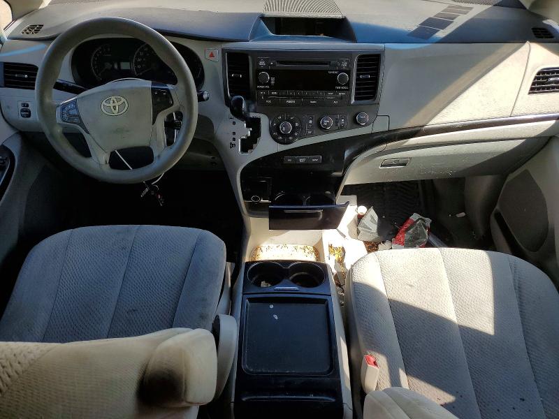 2011 Toyota Sienna VIN 5TDKK3DC9BS012477 COPART salvage auction — FRONT END, Md - Cert Of Salvage > 75% Damage, sold $225 on 2026-07-24 (photo 8)