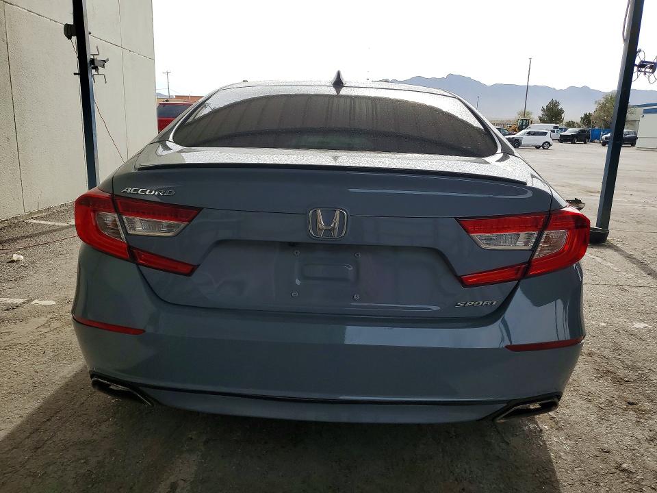 2022 Honda Accord VIN 1HGCV1F32NA083083 COPART salvage auction — FRONT END, Tx - Salvage Vehicle Title, sold $6,000 on 2026-07-10 (photo 6)