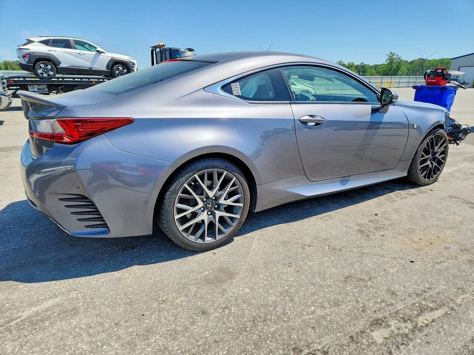 2017 Lexus Rc VIN JTHHA5BC5H5007351 COPART salvage auction — FRONT END, Nc - Salvage Certificate Of Title, sold $275 on 2026-07-21 (photo 3)