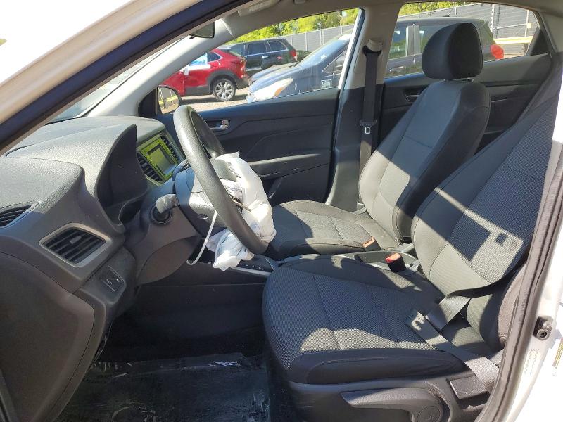 2020 Hyundai Accent VIN 3KPC24A62LE113395 COPART salvage auction — FRONT END, Md - Cert Of Salvage > 75% Damage, sold $2,000 on 2026-07-10 (photo 7)