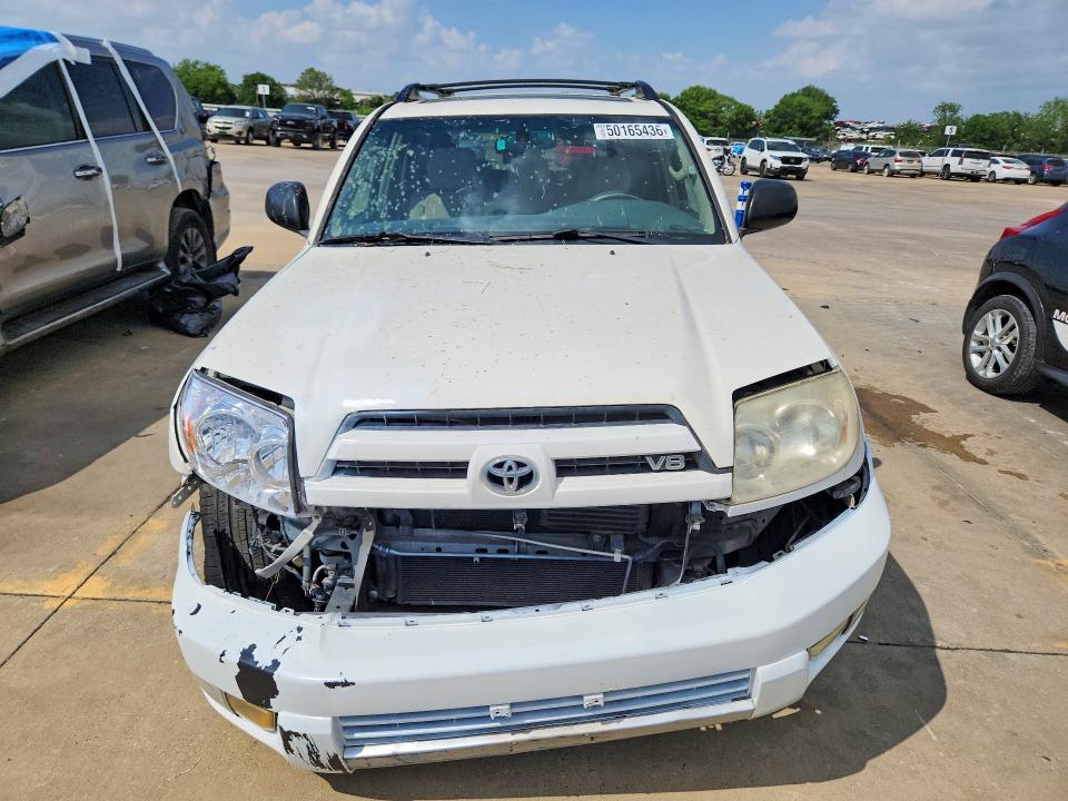2003 Toyota 4runner VIN JTEBT14R430023750 COPART salvage auction — FRONT END, Tx - Salvage Vehicle Title, sold $2,450 on 2026-07-30 (photo 5)