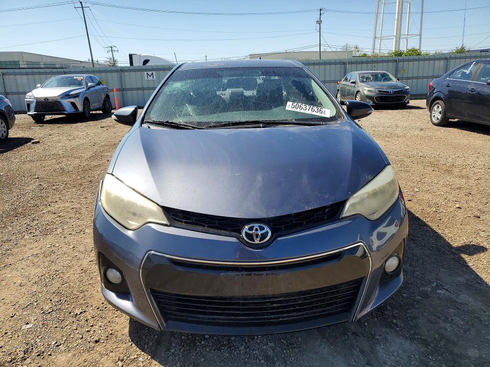 2014 Toyota Corolla VIN 5YFBURHE0EP009893 COPART salvage auction — HAIL, Il - Salvage Certificate, sold $2,750 on 2026-07-08 (photo 5)