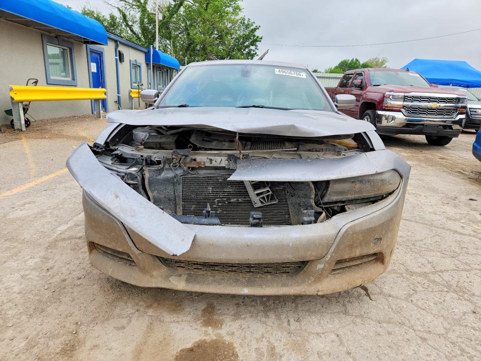 2015 Dodge Charger VIN 2C3CDXBG3FH725895 COPART salvage auction — FRONT END, Ok - Cert Of Title-Salvage, sold $2,250 on 2026-07-28 (photo 5)