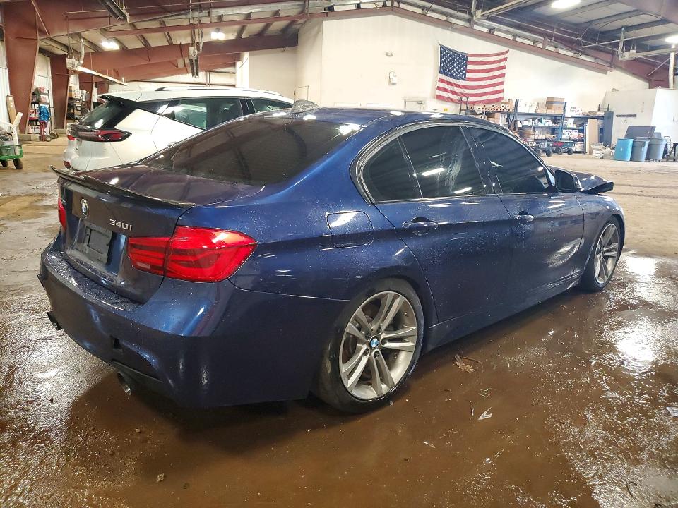 2016 BMW 3er VIN WBA8B7C57GK702549 COPART salvage auction — FRONT END, Mi - Certificate Of Title, sold $4,050 on 2026-07-06 (photo 3)