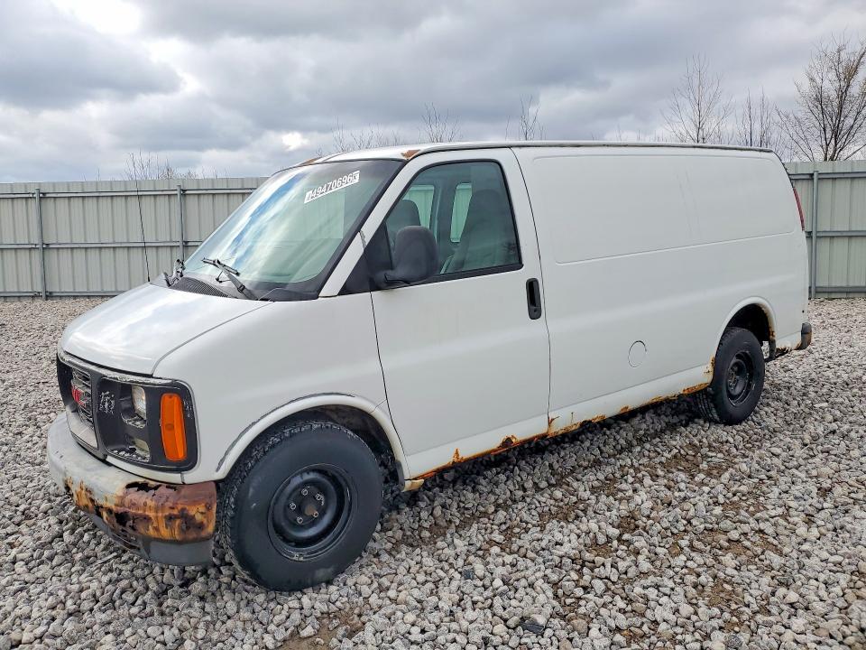 1997 Gmc Savana VIN 1GTFG15R5V1058528 COPART salvage auction — FRONT END, MI - CERTIFICATE OF TITLE, sold $200 on 2026-07-09 (photo 1)