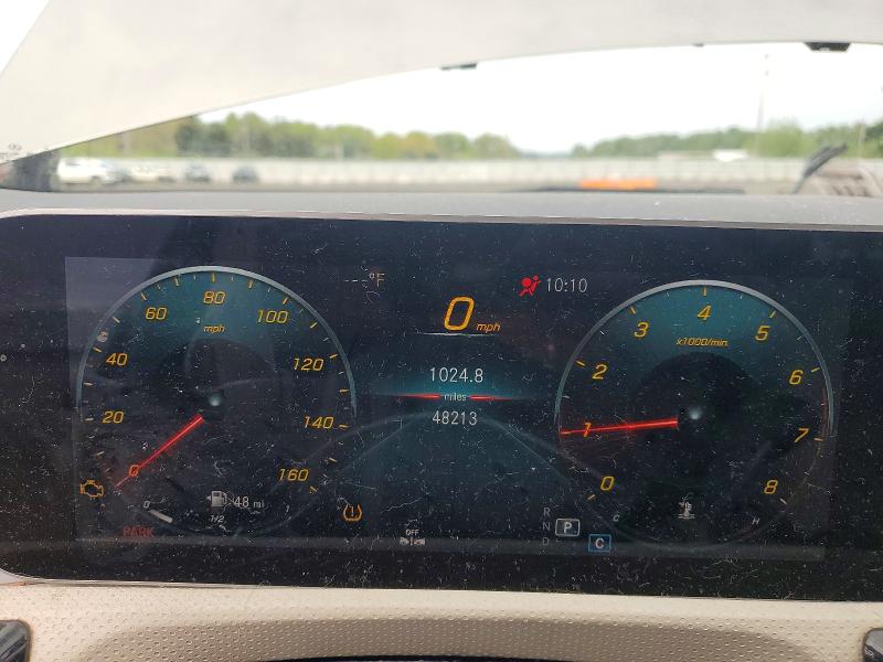 2020 Mercedes-benz VIN WDD3G4FB7LW039796 COPART salvage auction — FRONT END, Or - Lien Papers Salvage, sold $4,650 on 2026-08-03 (photo 9)