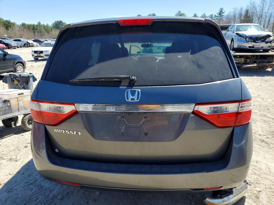 2013 Honda Odyssey VIN 5FNRL5H67DB022220 COPART salvage auction — FRONT END, Ma - Cert Of Title-Reconstrctd Coll, sold $2,800 on 2026-07-02 (photo 6)