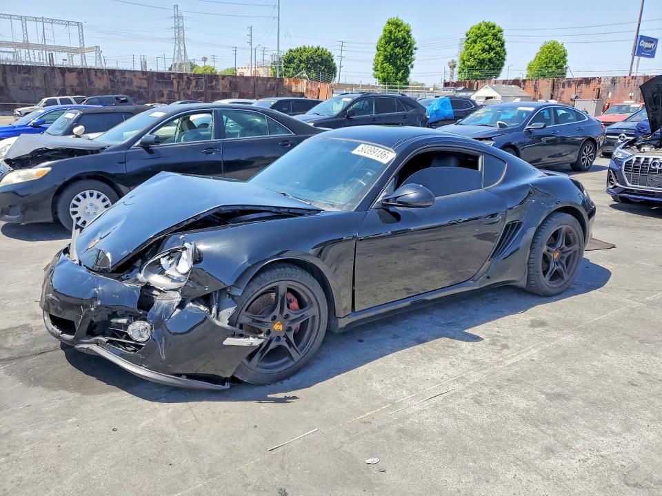 2009 Porsche Cayman VIN WP0AA29879U760468 COPART salvage auction — FRONT END, Fl - Dis/Dlr/Exp Only Clean Title (P), sold $5,700 on 2026-07-14 (photo 1)