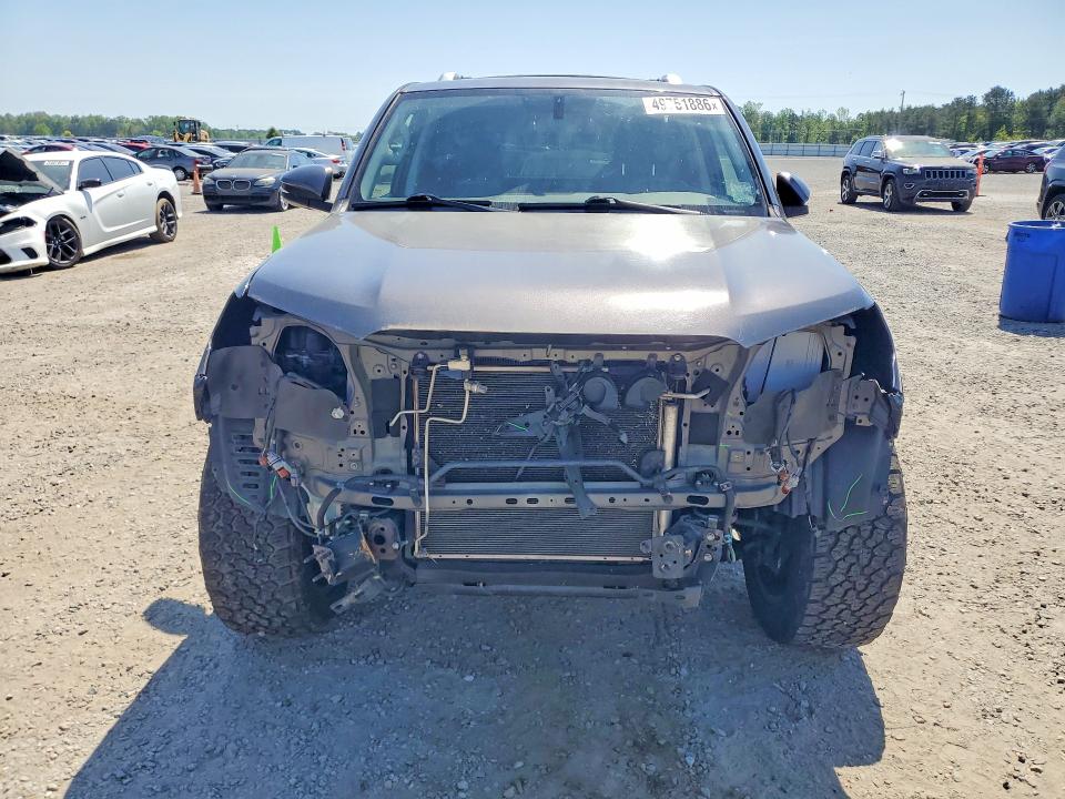 2018 Toyota 4runner VIN JTEBU5JR4J5597130 COPART salvage auction — FRONT END, Nc - Salvage Certificate Of Title, sold $12,200 on 2026-07-06 (photo 5)