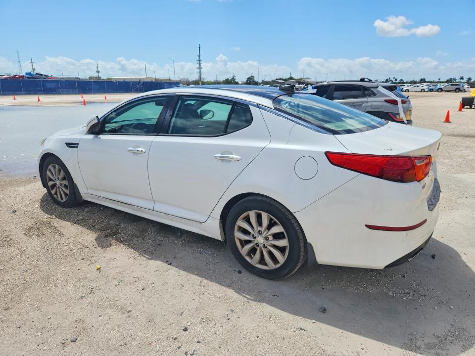 2015 Kia Optima VIN 5XXGN4A78FG444303 COPART salvage auction — BURN, Fl - Cert Of Title Slvg Rebuildable, sold $950 on 2026-07-29 (photo 2)