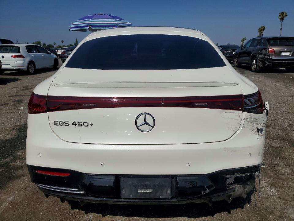 2022 Merz Eqs 450t VIN W1KCG2DB0NA009501 COPART salvage auction — REAR END, Ca - Salvage Cert-Lemon Law Buyback, sold $800 on 2026-08-14 (photo 6)