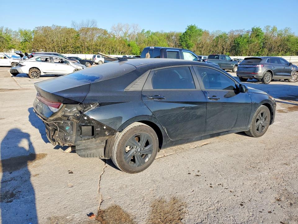 2023 Hyundai Elantra VIN KMHLM4AG9PU395282 COPART salvage auction — REAR END, OK, sold $825 on 2026-07-30 (photo 3)