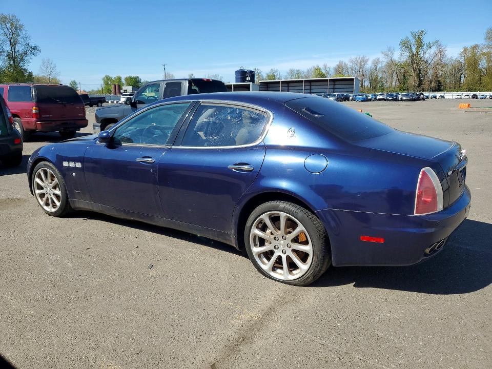2007 Maserati Quattroporte VIN ZAMFE39A570029704 COPART salvage auction — MINOR DENT/SCRATCHES, Mt - Certificate Of Title, sold $3,200 on 2026-07-15 (photo 2)