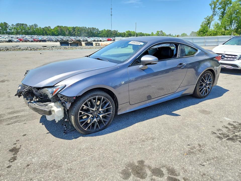 2017 Lexus Rc VIN JTHHA5BC5H5007351 COPART salvage auction — FRONT END, Nc - Salvage Certificate Of Title, sold $275 on 2026-07-21 (photo 1)