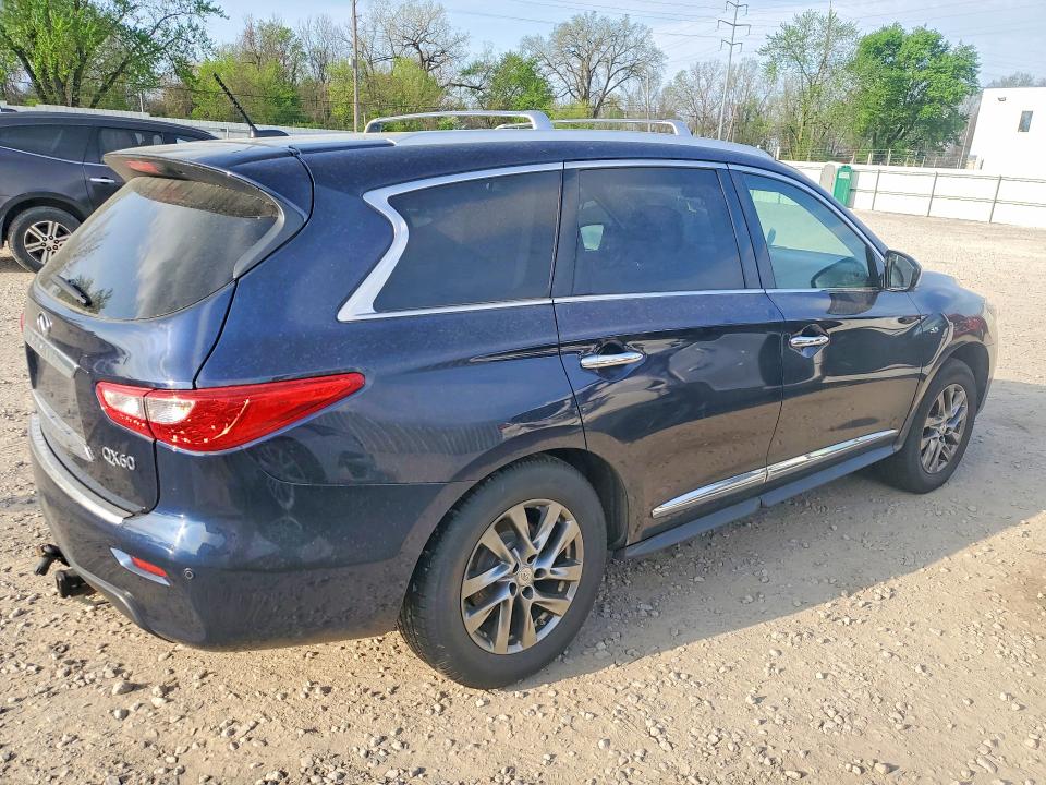 2015 Infiniti Qx60 VIN 5N1AL0MM0FC544316 COPART salvage auction — NORMAL WEAR, Pa - Cert Of Title, sold $800 on 2026-07-31 (photo 3)