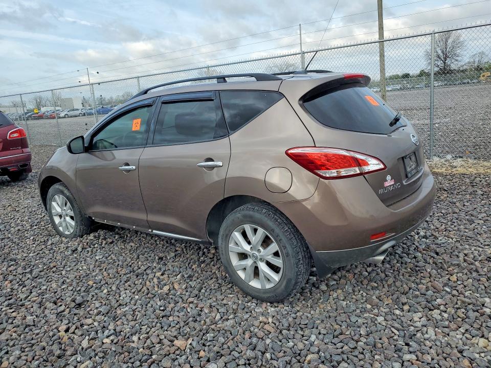 2012 Nissan Murano VIN JN8AZ1MW6CW224944 COPART salvage auction — SIDE, In - Certificate Of Title, sold $475 on 2026-07-07 (photo 2)