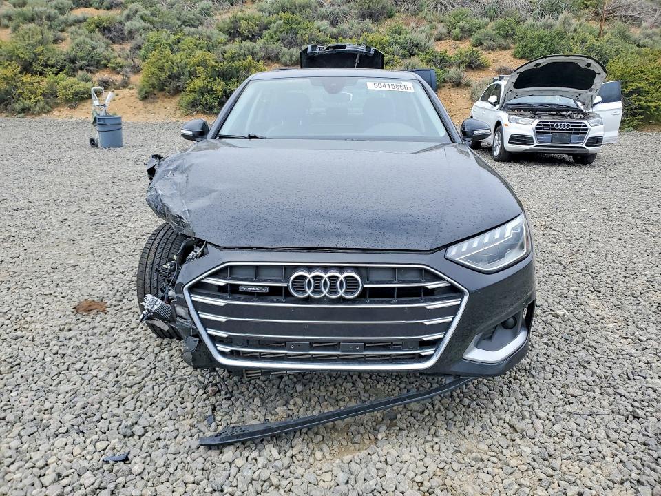 2022 Audi A4 VIN WAUBBAF48NA023656 COPART salvage auction — FRONT END, NV - SALVAGE TITLE, sold $6,100 on 2026-07-30 (photo 5)