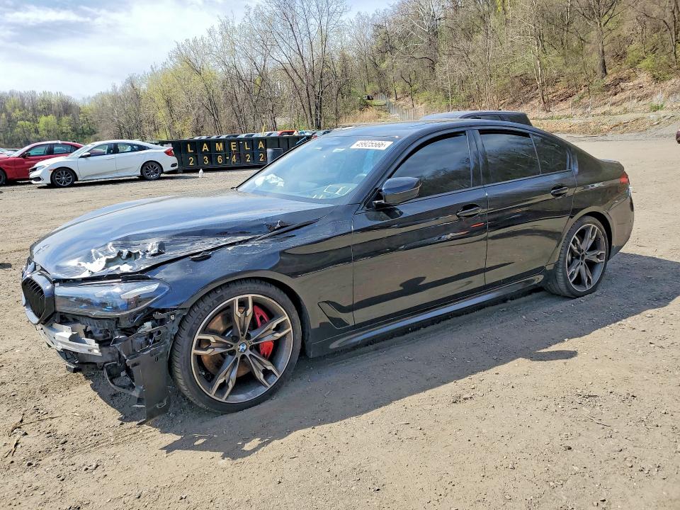 2021 BMW M5 VIN WBA13BK00MCF05464 COPART salvage auction — FRONT END, Salvage Title, sold $13,000 on 2026-07-14 (photo 1)