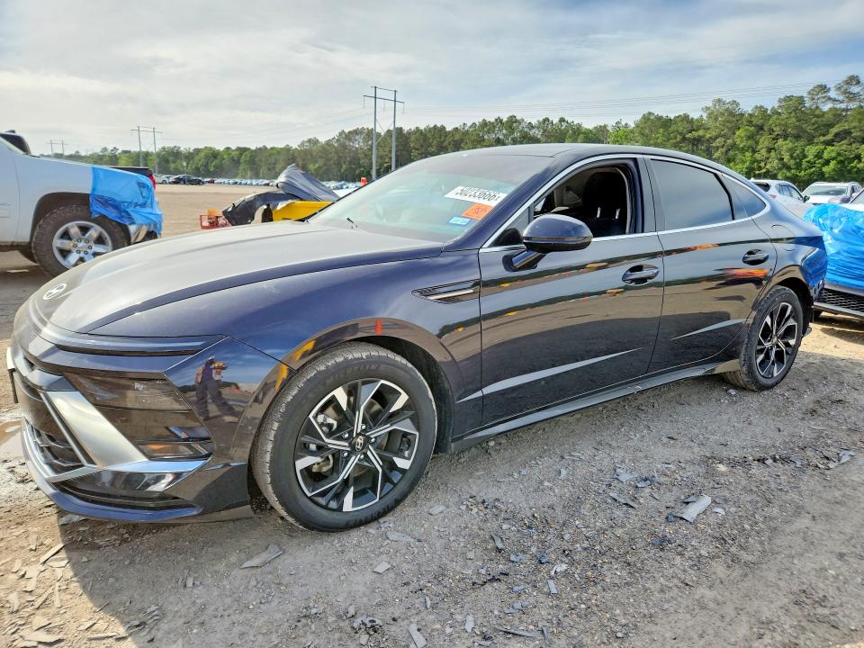 2024 Hyundai Sonata VIN KMHL64JAXRA375150 COPART salvage auction — REAR END, Tx - Salvage Vehicle Title, sold $6,200 on 2026-07-17 (photo 1)