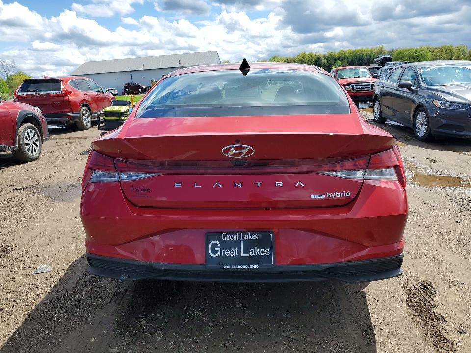2023 Hyundai Elantra VIN KMHLM4AJXPU058311 COPART salvage auction — FRONT END, Oh - Cert Of Title-Salvage, sold $3,700 on 2026-07-02 (photo 6)