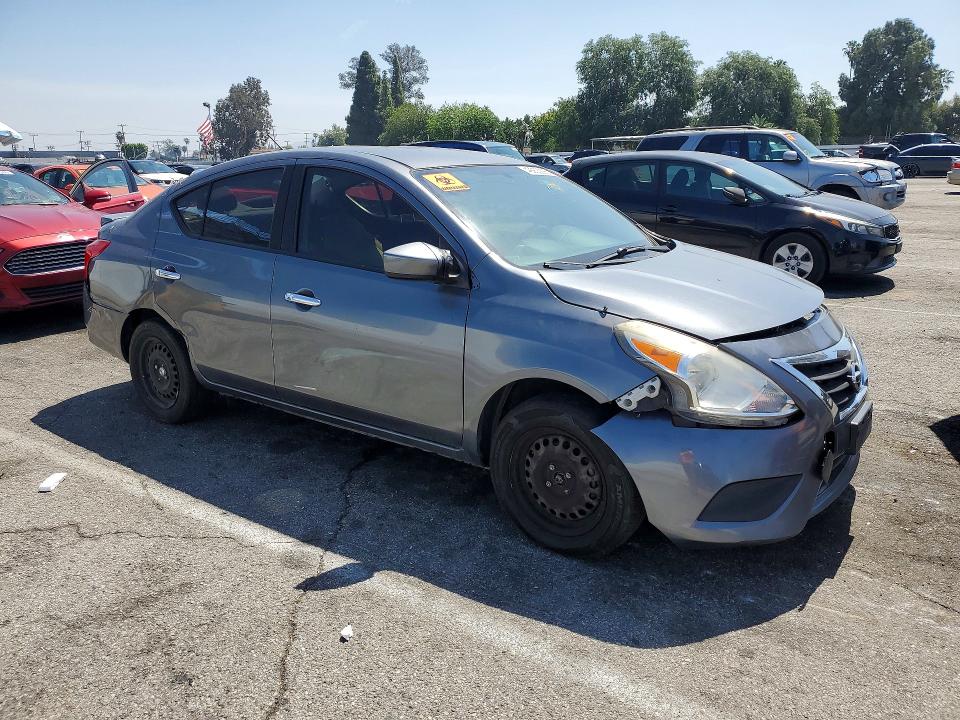 2018 Nissan Versa VIN 3N1CN7AP5JL800187 COPART salvage auction — FRONT END, Ca - Salvage Certificate, sold $375 on 2026-07-02 (photo 4)