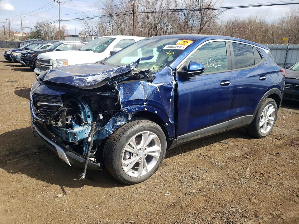2023 Buick Encore gx VIN KL4MMBS24PB127701 COPART salvage auction — FRONT END, Nh - Cert Of Title-Salvage, sold $3,600 on 2026-07-07 (photo 1)