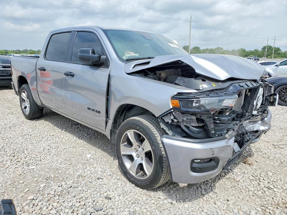 2025 Ram 1500 VIN 1C6RREGP1SN696670 COPART salvage auction — FRONT END, Tx - Salvage Vehicle Title, sold $9,000 on 2026-07-09 (photo 4)