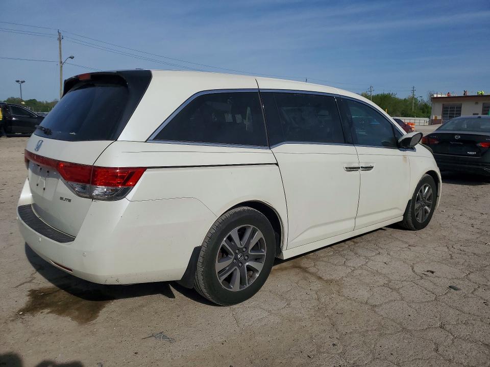 2016 Honda Odyssey VIN 5FNRL5H91GB038850 COPART salvage auction — FRONT END, In - Certificate Of Title, sold $1,850 on 2026-07-02 (photo 3)